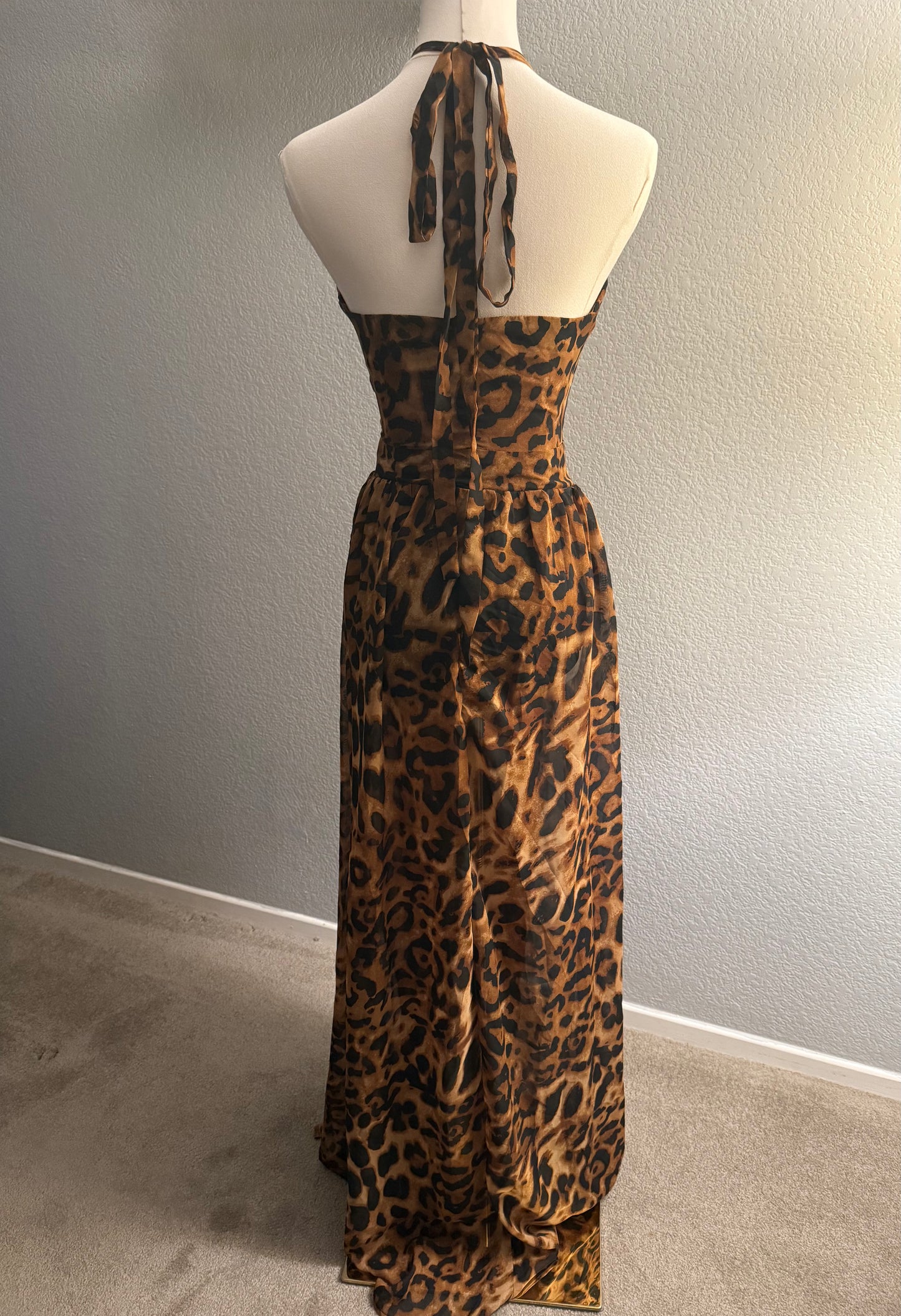 Animal Print Maxi Dress
