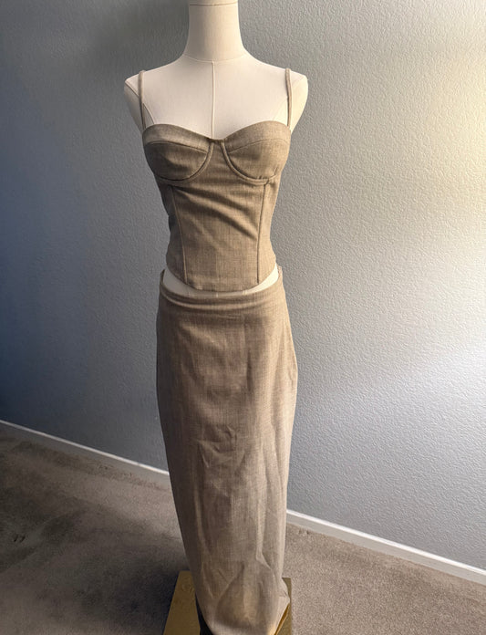 Two Pieces Corset & Skirt
